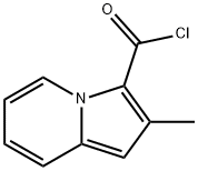 3-Indolizinecarbonylchloride,2-methyl-(9CI) 结构式