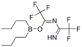 2,2,2-Trifluoro-N-(2,2,2-trifluoro-1-iminoethyl)ethanimidic acid dibutylborinic anhydride 结构式