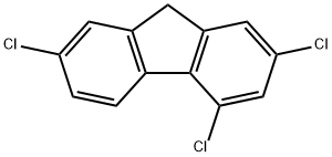 2,4,7-三氯芴 结构式