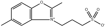 2,5-dimethyl-3-(3-sulphonatopropyl)benzoxazolium 结构式