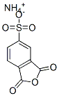 1,3-Dihydro-1,3-dioxo-5-isobenzofuransulfonic acid ammonium salt 结构式