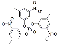 Phosphoric acid tris(3-methyl-5-nitrophenyl) ester 结构式