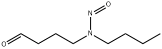 N-butyl-N-(3-formylpropyl)nitrosamine 结构式