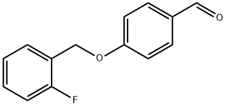 4-(2-氟苄氧基)苯甲醛 结构式