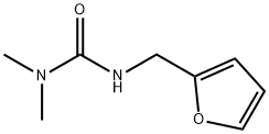 1,1-Dimethyl-3-furfurylurea 结构式