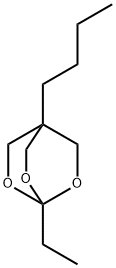 1-ethyl-4-butyl-2,6,7-trioxabicyclo[2.2.2]octane 结构式