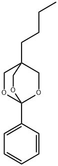 4-butyl-1-phenyl-2,6,7-trioxabicyclo[2.2.2]octane 结构式