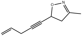 2-Isoxazoline, 3-methyl-5-(4-penten-1-ynyl)- (7CI,8CI) 结构式