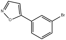 5-(3-溴苯基)异恶唑 结构式