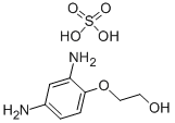 2,4-二氨基苯氧基乙醇硫酸盐 结构式