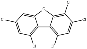 1,3,4,7,9-PENTACHLORODIBENZOFURAN 结构式