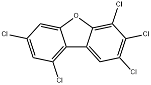 1,3,6,7,8-PENTACHLORODIBENZOFURAN 结构式