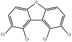 1,2,8,9-TETRACHLORODIBENZOFURAN 结构式