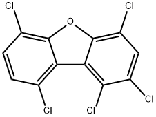 1,2,4,6,7-PENTACHLORODIBENZOFURAN 结构式