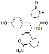 pyroglutamyl-tyrosyl-prolinamide 结构式