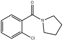 1-(2-氯苯甲酰基)吡咯烷 结构式