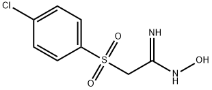 2-[(4-氯苯基)磺酰]-正羟基乙脒 结构式