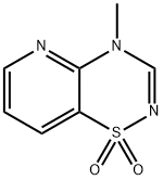 4-甲基-4H-吡啶并[2,3-E][1,2,4]噻二嗪1,1-二氧化物 结构式
