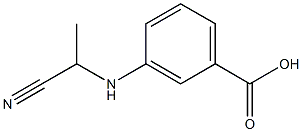 Benzoic acid, 3-[(1-cyanoethyl)amino]-, (-)- (9CI) 结构式