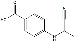 Benzoic acid, 4-[(1-cyanoethyl)amino]-, (-)- (9CI) 结构式