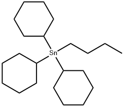 丁基(三环己基)锡烷 结构式