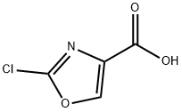 2-氯恶唑-4-甲酸 结构式