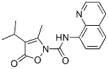 2(5H)-Isoxazolecarboxamide,  3-methyl-4-(1-methylethyl)-5-oxo-N-8-quinolinyl- 结构式