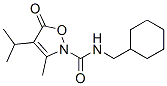2(5H)-Isoxazolecarboxamide,  N-(cyclohexylmethyl)-3-methyl-4-(1-methylethyl)-5-oxo- 结构式