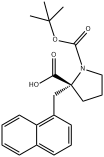 (R)-1-(tert-Butoxycarbonyl)-2-(naphthalen-1-ylmethyl)pyrrolidine-2-carboxylicacid