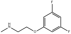 Ethanamine, 2-(3,5-difluorophenoxy)-N-methyl- (9CI) 结构式