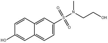 6-hydroxy-N-(2-hydroxyethyl)-N-methylnaphthalene-2-sulphonamide