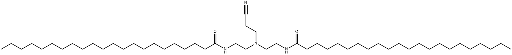 N,N'-[[(2-cyanoethyl)imino]diethylene]bisdocosanamide 结构式