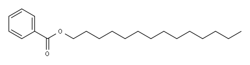 苯甲酸十二、 十四醇酯 结构式