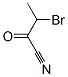 Butanenitrile,  3-bromo-2-oxo- 结构式