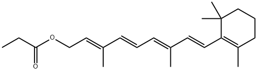 维生素A丙酸酯 结构式