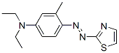 N,N-Diethyl-3-methyl-4-[(2-thiazolyl)azo]benzenamine 结构式