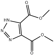 1H-1,2,3-Triazole-4,5-dicarboxylic acid dimethyl ester 结构式