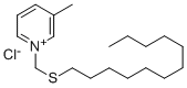 3-METHYLDODECYLTHIOMETHYLPYRIDINIUMCHLORIDE 结构式