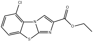 5-CHLOROIMIDAZO[2,1-B]BENZOTHIAZOLE-2-CARBOXYLIC ACID ETHYL ESTER 结构式