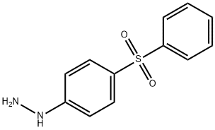 [4-(phenylsulphonyl)phenyl]hydrazine 结构式