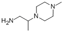 2-(4-甲基哌嗪-1-基)丙胺 结构式