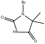 1-BROMO-5,5-DIMETHYL-2,4-IMIDAZOLIDINEDIONE 结构式