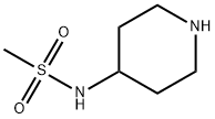 N-4-哌啶基甲磺酰胺 结构式