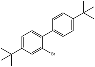 2-溴-4,4'-二叔丁基联苯 结构式