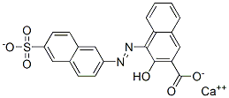 3-Hydroxy-4-(6-sulfo-2-naphtylazo)-2-naphthoic acid calcium salt 结构式