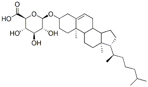 CHOLESTERYL B-D-GLUCURONIDE 结构式