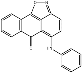 5-Anilino-6H-anthra[1,9-cd]isoxazol-6-one 结构式