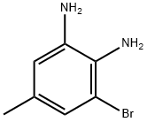 3-溴-5-甲苯-1,2-二胺 结构式