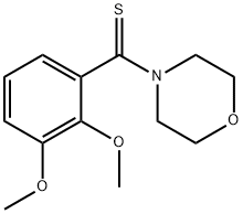 4-[(2,3-Dimethoxyphenyl)carbonothioyl]morpholine 结构式