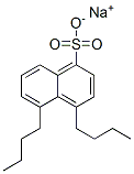 4,5-Dibutyl-1-naphthalenesulfonic acid sodium salt 结构式